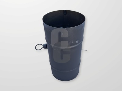 Кюнец с клапа ф130 черен мат